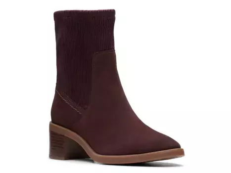 Ботильоны Lileigh Holly Bootie Clarks, темно-коричневый