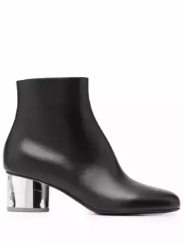 Ботильоны на блочном каблуке Ferragamo, черный