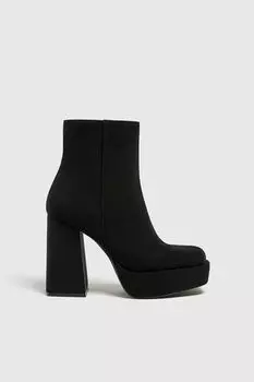Ботильоны на каблуке на платформе PULL&amp;BEAR