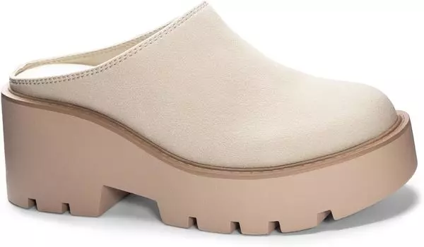 Ботильоны на каблуке R-Test Suede Clogs Dirty Laundry, бежевый