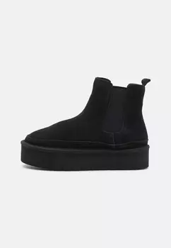 Ботильоны на платформе LEATHER Even&Odd Wide Fit, черный