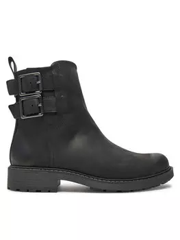 Ботильоны на плоской подошве Clarks, черный