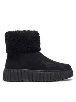 Ботильоны на плоской подошве Clarks, черный