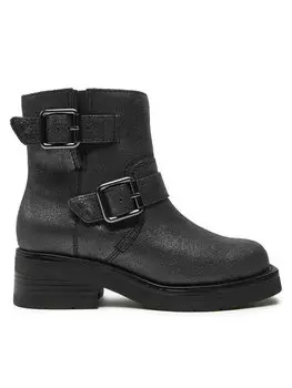 Ботильоны на плоской подошве Clarks, серебряный