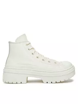 Ботильоны на плоской подошве Converse, белый