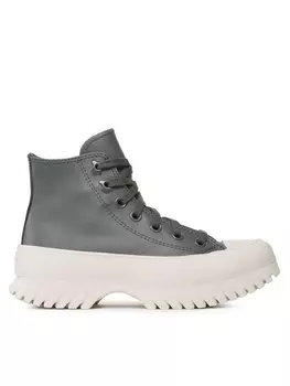 Ботильоны на плоской подошве Converse, серый