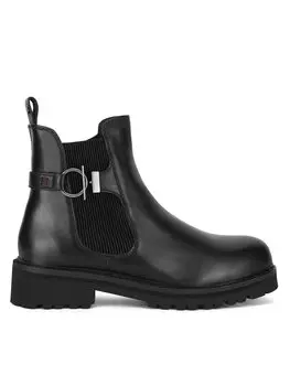 Ботильоны на плоской подошве U.S. Polo Assn., черный