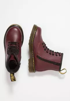 Ботильоны на шнуровке 1460 J Softy Dr. Martens, цвет cherry red