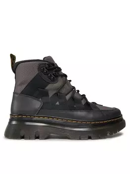 Ботильоны на шнуровке 27864002 Dr. Martens, серо-черный