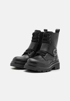 Ботильоны на шнуровке BOOT TWINSET, черный