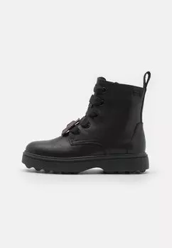 Ботильоны на шнуровке Camper, цвет black