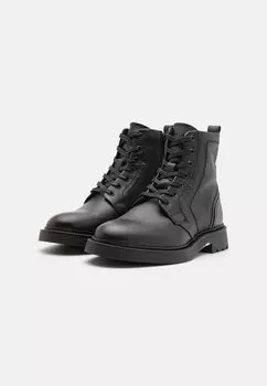 Ботильоны на шнуровке COMFORT BOOT Tommy Hilfiger, черный