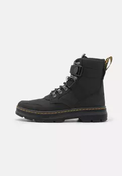 Ботильоны на шнуровке Dr. Martens COMBS TECH II FL, цвет black buffbuck/black two tone nylon