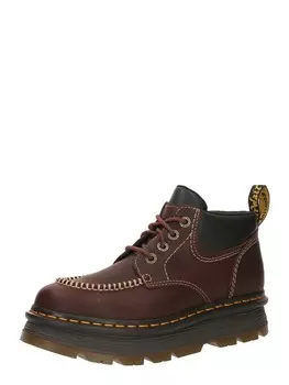 Ботильоны на шнуровке Dr. Martens Lace-Up Boots ZebZag, коричневый