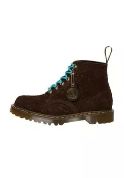 Ботильоны на шнуровке Dr. Martens, темно-коричневый