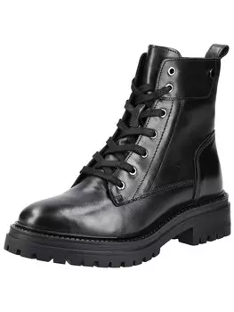 Ботильоны на шнуровке GEOX Lace-Up Ankle Boots, черный