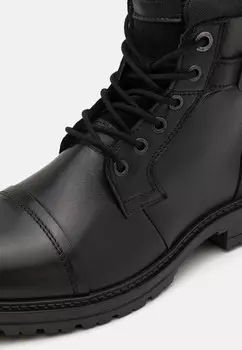 Ботильоны на шнуровке JFWDEXTER BOOT Jack & Jones, антрацит