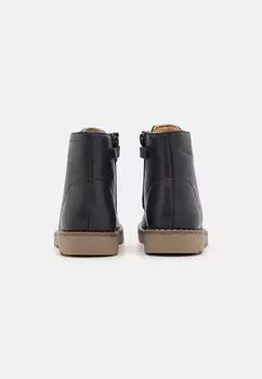 Ботильоны на шнуровке LEATHER Friboo, темно-синий