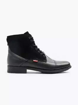 Ботильоны на шнуровке Levis, черный