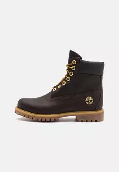 Ботильоны на шнуровке PREMIUM 6 INCH Timberland, темно-коричневый