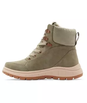 Ботильоны на шнуровке ROXY Lace-Up Ankle Boots, оливковый
