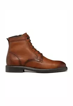 Ботильоны на шнуровке TIBERIO Geox, цвет Cognac