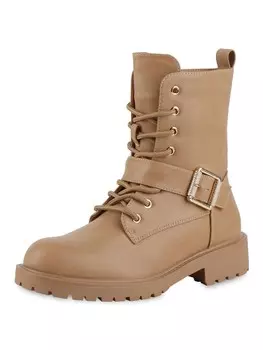 Ботильоны на шнуровке Van Hill Lace-Up Ankle Boots Sophia, коричневый