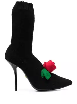 Ботильоны-носки DOLCE & GABBANA, черный