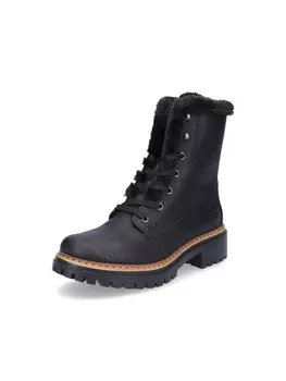 Ботильоны rieker Schnrboot, черный