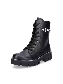 Ботильоны rieker Schnrboot, черный