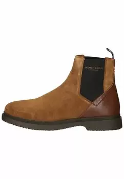 Ботильоны Scotch & Soda, цвет cognac