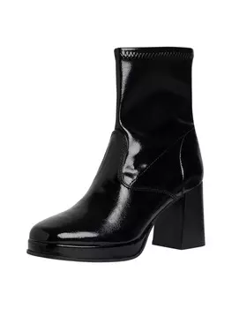 Ботильоны Tamaris, цвет black pat.