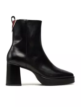 Ботильоны Tommy Hilfiger Premium Leather High Heel Bootie FW0FW08100, черный