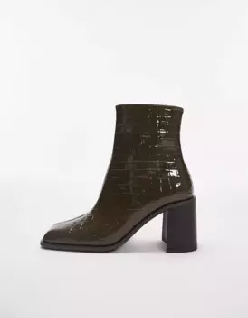 Ботильоны Topshop Mae, хаки