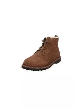 Ботильоны Uppsala средней длины из овчины со шнуровкой Birkenstock, цвет dark tea