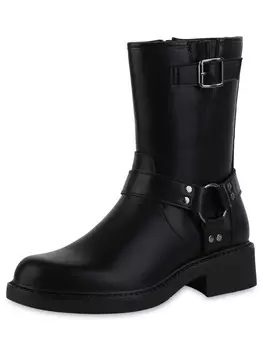 Ботильоны VAN HILL Biker Boots Allison, черный