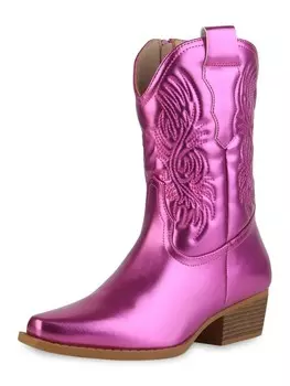 Ботильоны VAN HILL Cowboy Boots Amelia, цвет fuchsia metallic