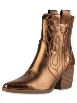 Ботильоны VAN HILL Cowboy Boots Ava, бронзовый