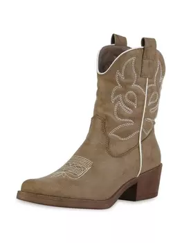 Ботильоны VAN HILL Cowboy Boots Chloe, хаки