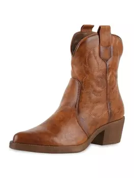Ботильоны VAN HILL Cowboy Boots Elizabeth, цвет hellbraun pu
