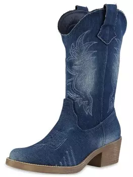 Ботильоны VAN HILL Cowboy Boots Emma, темно-синий