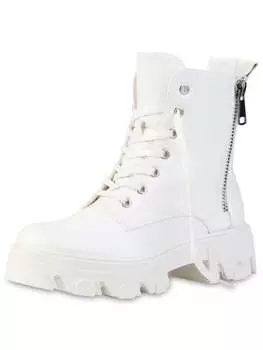 Ботильоны VAN HILL Plateau Boots Emma, белый