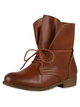 Ботильоны VAN HILL Schnrstiefeletten Amara, коричневый