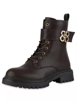 Ботильоны VAN HILL Schnrstiefeletten Isabella, коричневый