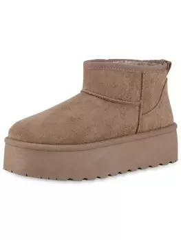 Ботильоны VAN HILL Winter Boots Emma, хаки
