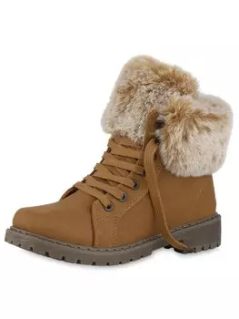 Ботильоны VAN HILL Worker Boots Aurora, светло-коричневый