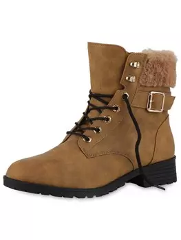 Ботильоны VAN HILL Worker Boots Elizabeth, светло-коричневый