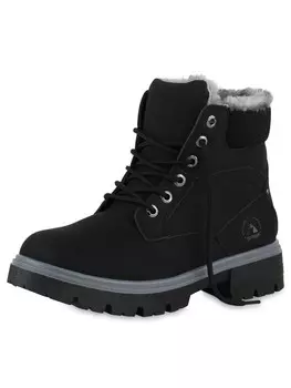 Ботильоны VAN HILL Worker Boots Madison, черный