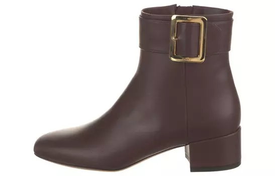 Ботильоны женские бордовые Bally
