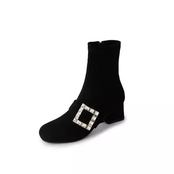 Ботильоны женские Five-Nine Dan Seven, цвет Black Rhinestone Buckle